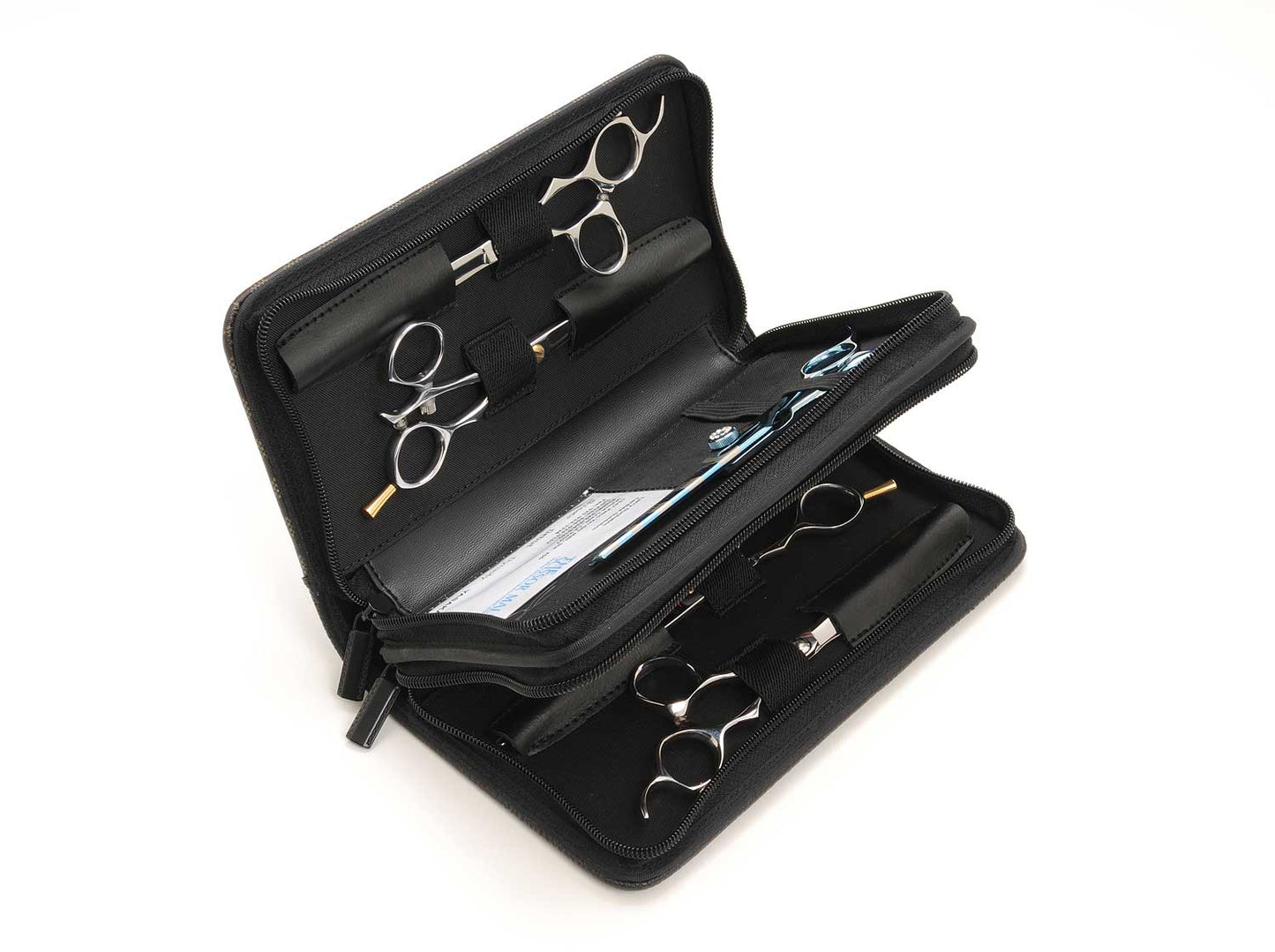 8 Scissor Brown Checkered Case